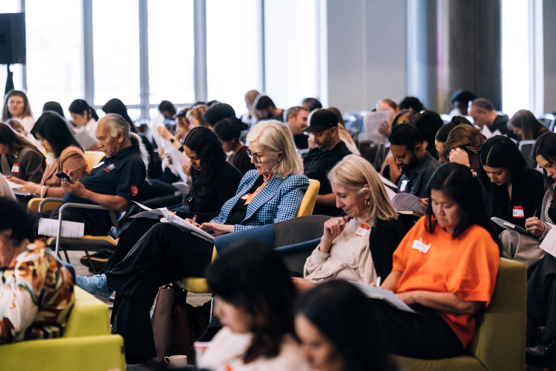 Audience at Amy Chan's TED workshop